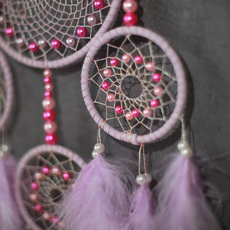 Multi‑ring Handmade Dreamcatch - Home Textiles Usa 评论和价格