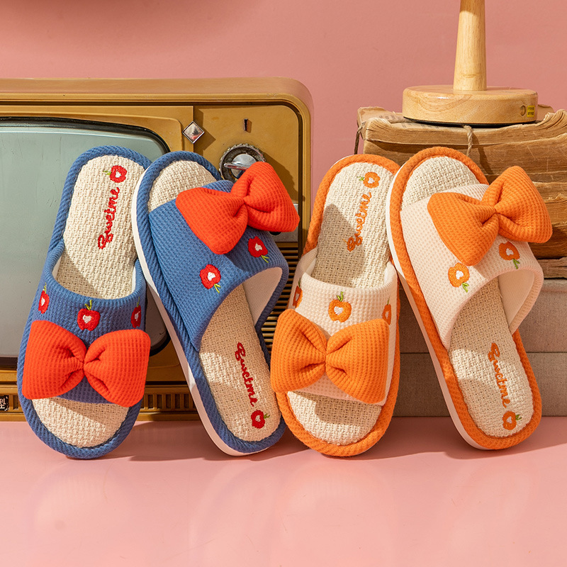 Comfort Linen Slippers for Cou - Home Textile 评论和价格