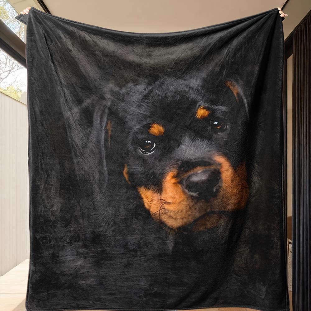 Black and brown dog face patte - Home Textiles Face Towel 评论和价格