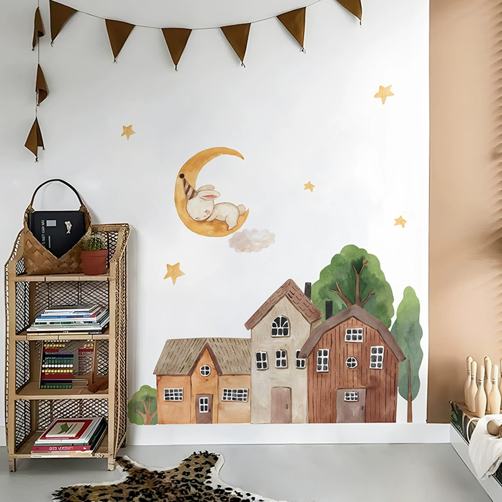 Fabric Cartoon Forest Vintage  - Home Textile 评论和价格